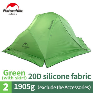 Naturehike Star River Camping Tent Ultralight 2 Person 4 Season Tent With Free Mat