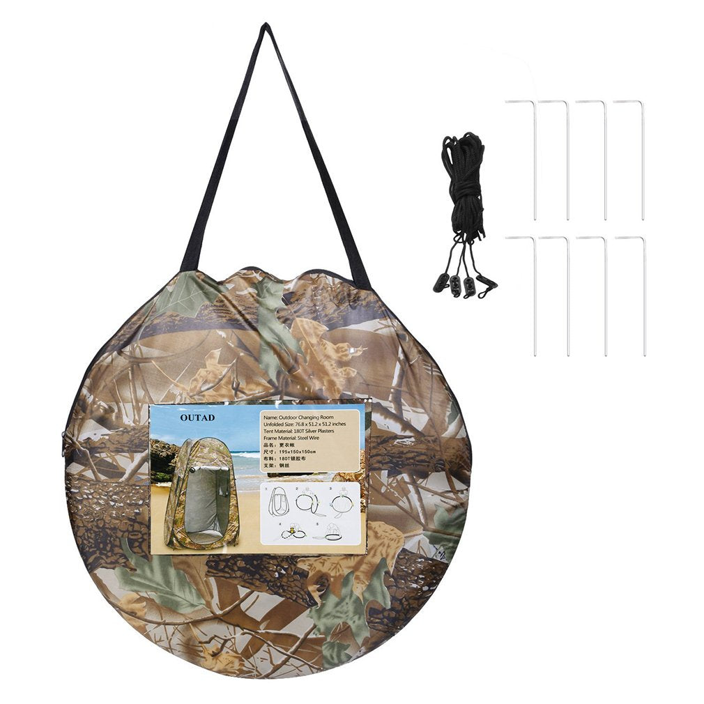 Outdoor Pop Up Camouflage Camping Shower/Changing Room