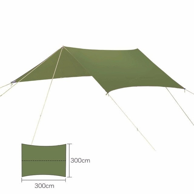 Portable Mosquito Net Hammock With Adjustable Straps And Carabiners