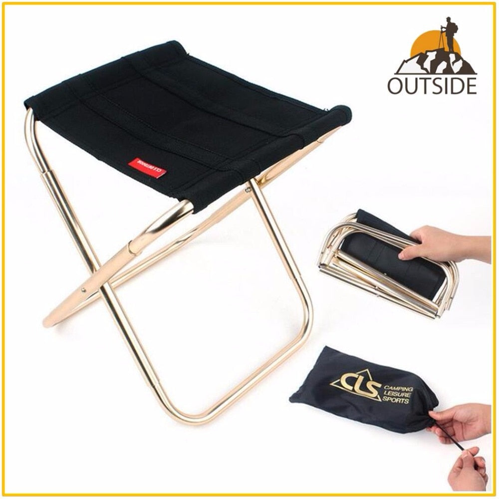 Ultra Light Weight Aluminum Alloy Picnic Chair with Bag