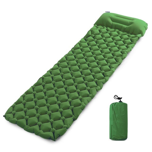 Inflatable Camping Mat with Pillow