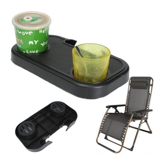 Picnic Chair Side Tray Cup Holder